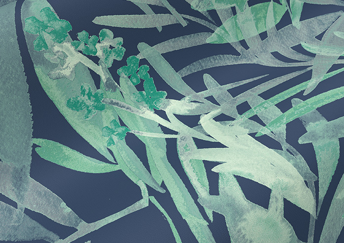 Watercolour Jungle, Night - Twist&Fit Roller Blind - Image 4